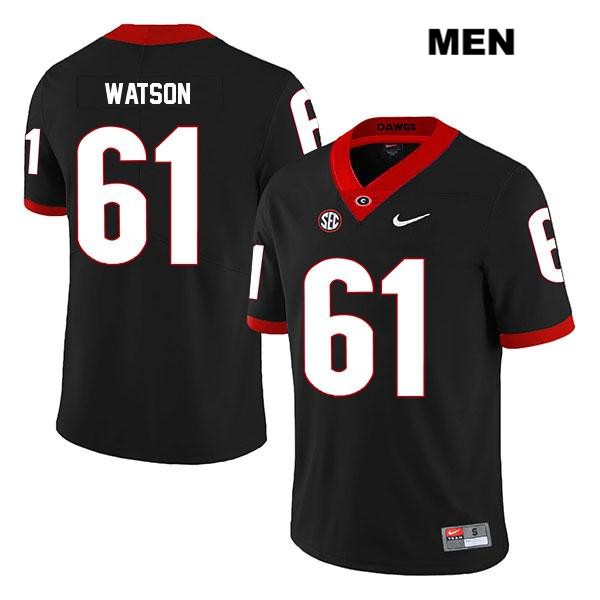Georgia Bulldogs Men's Blake Watson #61 NCAA Legend Authentic Black Nike Stitched College Football Jersey XNI7756SL